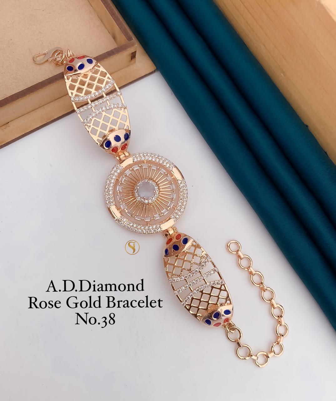 Fancy Designer AD Diamond Bracelet 3 Catalog

